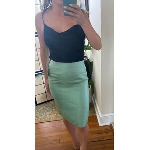 Jovani Pencil Skirt Green